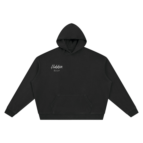 Essential Unisex Hoodie- Black